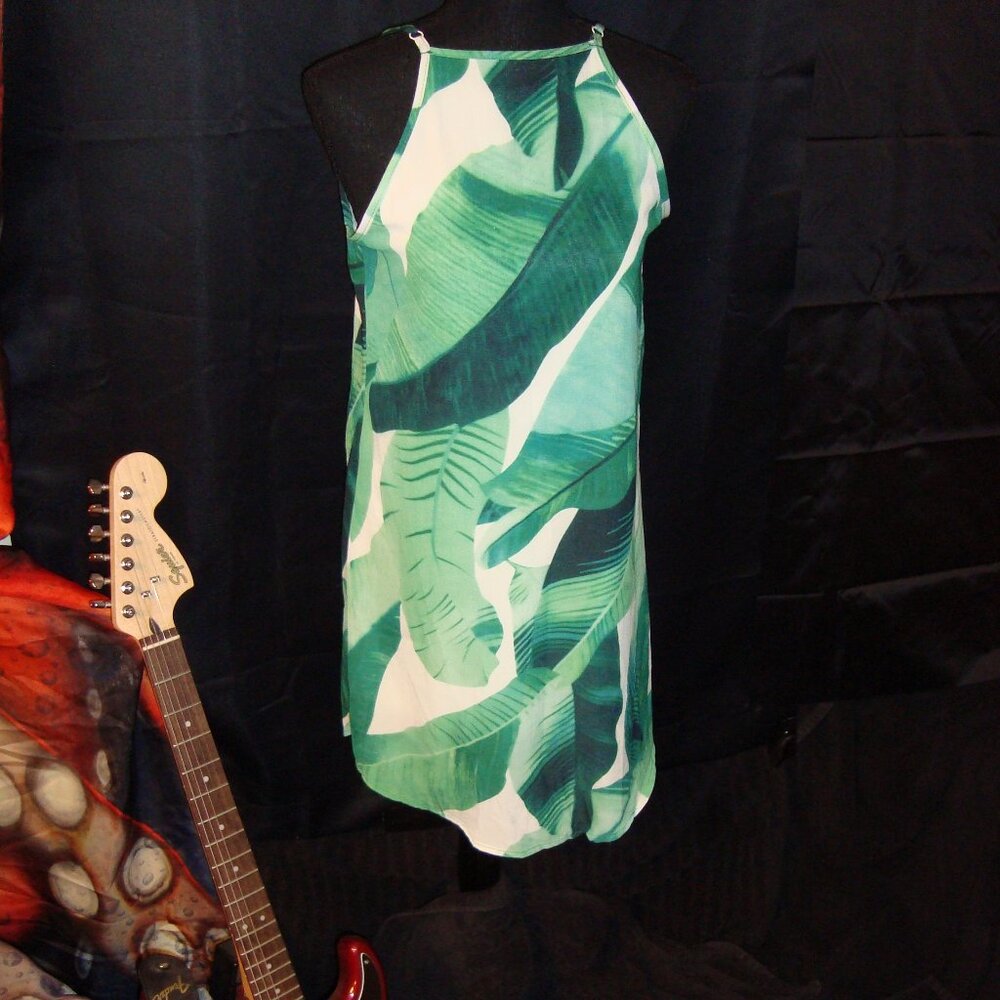 Leaf Pattern Summer Dress - image 1